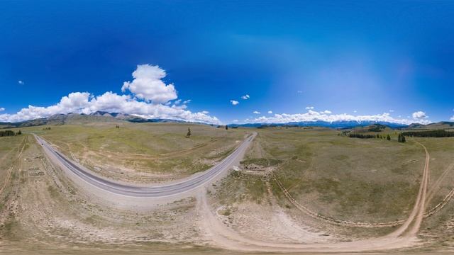Панорама 360, Курайская степь, Чуйский тракт, республика Алтай
