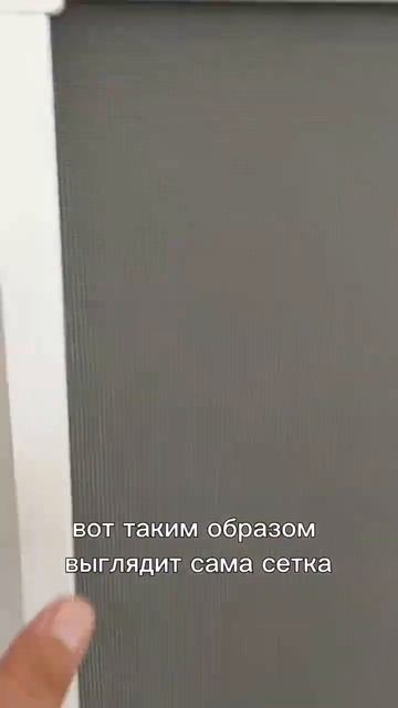 Наглядный пример москитной сетки антикошка #shorts#ремонтбалкона
