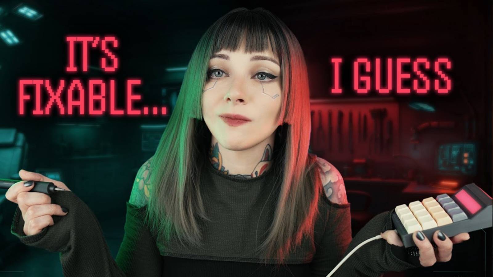 [AnnAnn ASMR] Cyber Upgrade Went Wrong // cyberpunk, light triggers, repair
