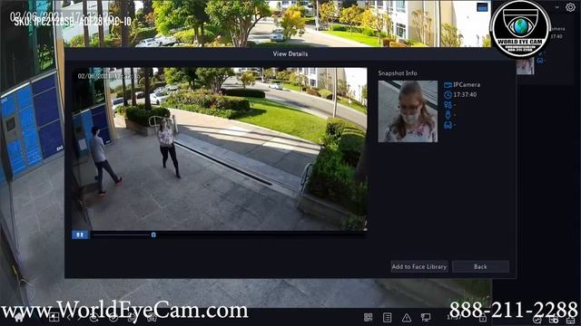 World Eye Cam - 4K Active Deterrence Bullet IPC with Speaker & Mic IPC2128SB ADF28KMC-I0 смотреть онлайн