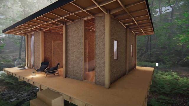 SKETCHUP TO UNITY - FOREST CABIN 3D MODEL