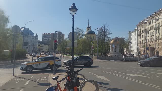 Площадь Никитские ворота  / Москва / видео 4К