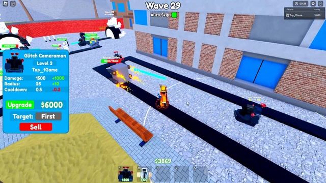 ✨ИГРАЮ ТОЛЬКО ЗА GLITCH CAMERAMAN В TOILET TOWER DEFENS !
