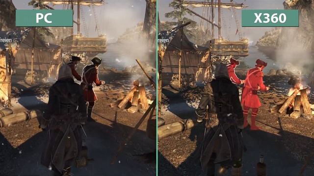 Assassin's Creed Rogue – PC Max vs. Xbox 360 Graphics Comparison [60fps][FullHD|1080p]