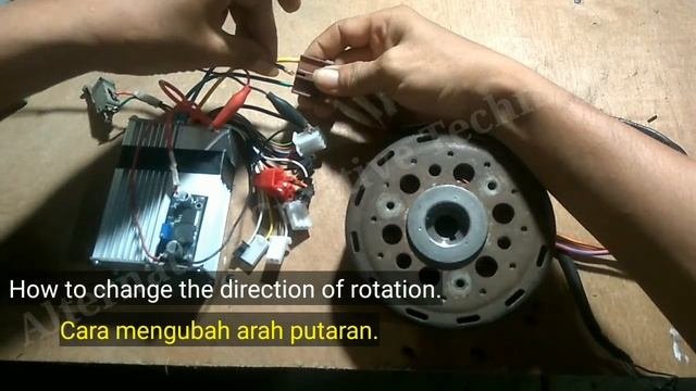 The ACG Starter Uses An Electric Bicycle Driver/controller.