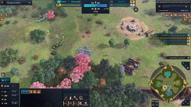 ПОБЕДНАЯ СТРАТЕГИЯ В КОМАНДНОМ ТУРНИРЕ 🔥 Age of Empires IV Team Games смотреть онлайн