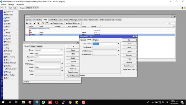 Crear paquetes o planes con usuarios tiempo corrido y pausado parte#3 Mikrotik paso a paso смотреть онлайн