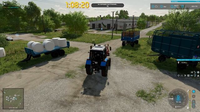 Farming Simulator 22: Совхоз Заря - Новая карьера #6 смотреть онлайн