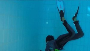 scuba diving girl