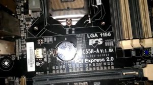 Распаковка мат.платы  ECS  IC55H-A (V1.0A)