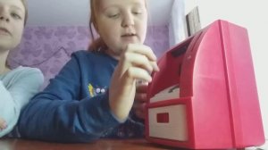 Обзор на копилку-банкомат!!!