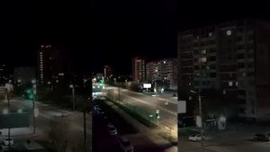 ночной город Оренбург