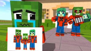 Грустная История зомби - Анимация для Майнкрафта