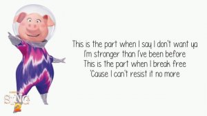 (Sing 2) Reese Witherspoon & Nick Kroll ~ Break Free ~ Lyric Video