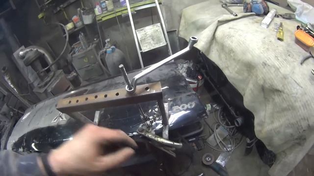 мятый задний борт