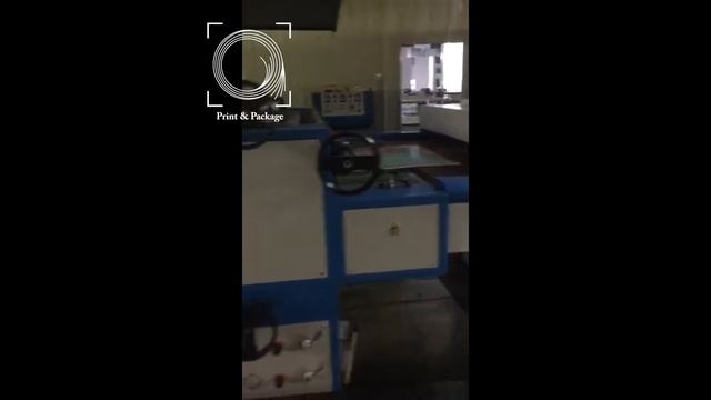 Автоматическая лакировальная машина с УФ сушками смотреть онлайн