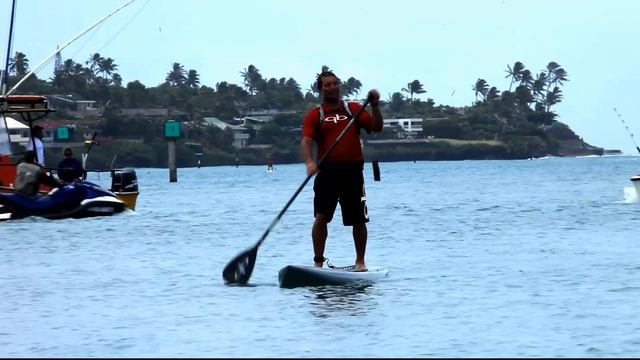 2012 Molokai 2 Oahu PaddleboardSUP Race - Connor Baxter Dave Kalama