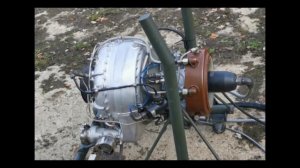 AI-9 (АИ-9) Gas turbine APU First Full Start up to its idle speed of 38000 rpm