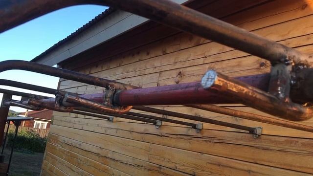 Спортивная площадка для супер ниндзя своими руками во дворе частного дома