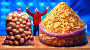СКОЛЬКО ПОЛУЧИТСЯ ЧИПСОВ ИЗ 1 МЕШКА КАРТОШКИ ВАНЗАЙ vanzai