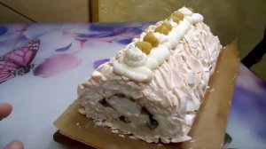 МЕРЕНГОВЫЙ РУЛЕТ наконец-то получился!