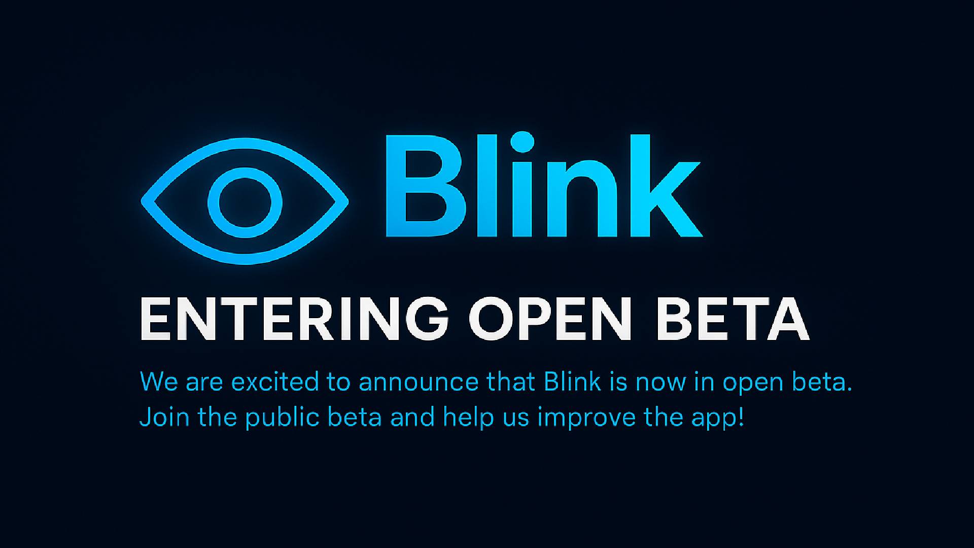 Blink - открытый бета-тест