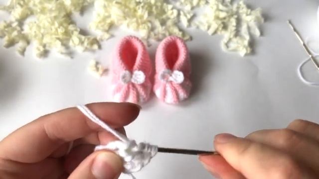 Бантики для пинеток/Вязание/Knitting