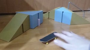 Impossible трюк на фингерборде