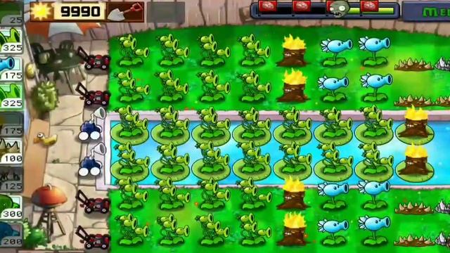 Plants vs Zombies Adventure Pool Level 4 Gameplay смотреть онлайн
