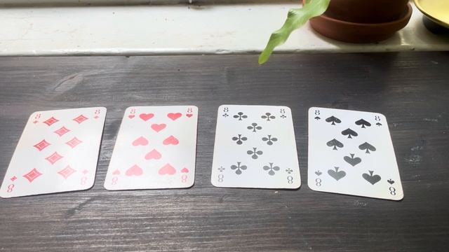 Восьмерки всех мастей 8 ♥️♣️♦️♠️ Значения игральных карт