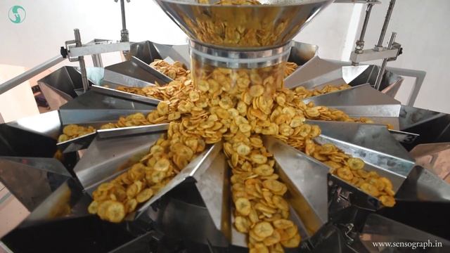 Sensograph Multihead Packaging machine for Banana Chips смотреть онлайн