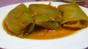 Голубцы с пшеном и грибами