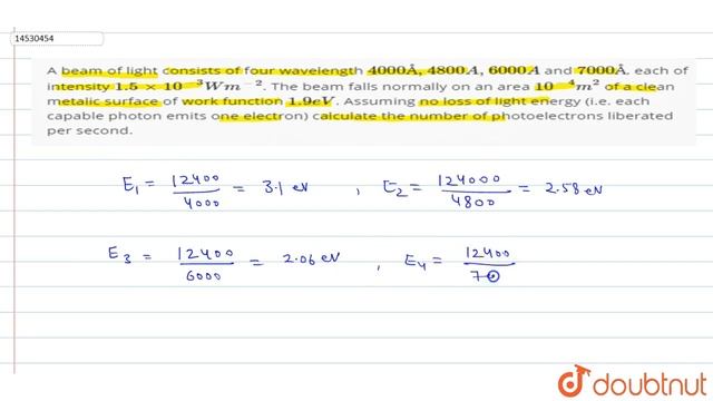 A beam of light consists of four wavelength `4000Å , 4800 A, 6000 A` and `7000 Å`, each of смотреть онлайн