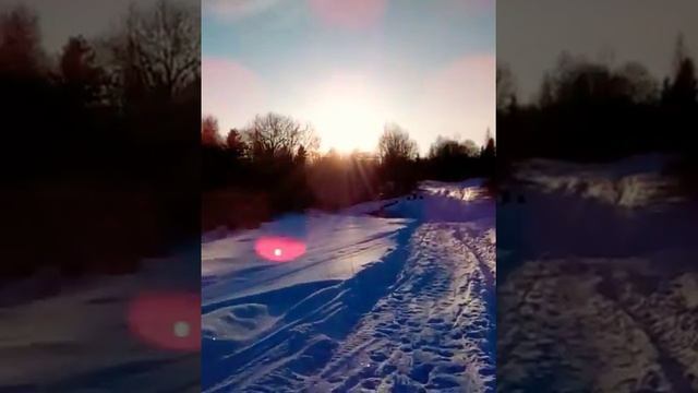 ВЛоГ: с горки😁😎 смотреть онлайн