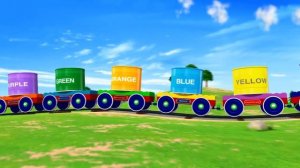 детские песенки | песня цветного поезда | мультфильмы для детей | Литл Бэйби Бам | детские песни