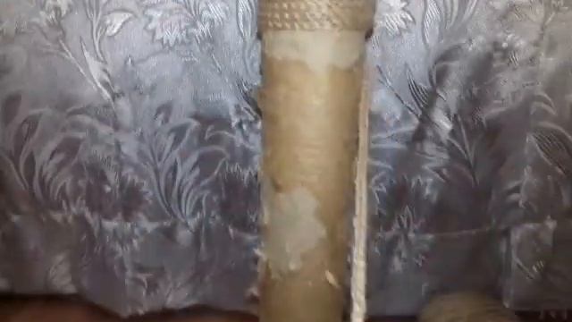 Когтеточка - Обновление из джута, своими руками смотреть онлайн