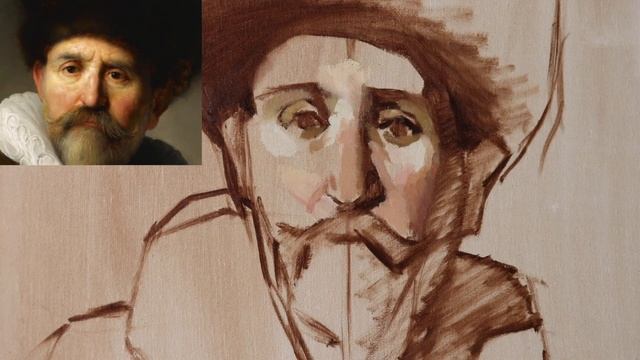 Portrait Painting Tutorial | Rembrandt van Rijn - Master Study