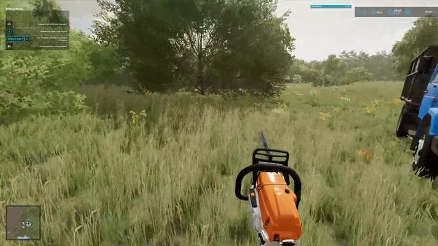 Farming Simulator 22: Малиновка (тюки,дерево) смотреть онлайн