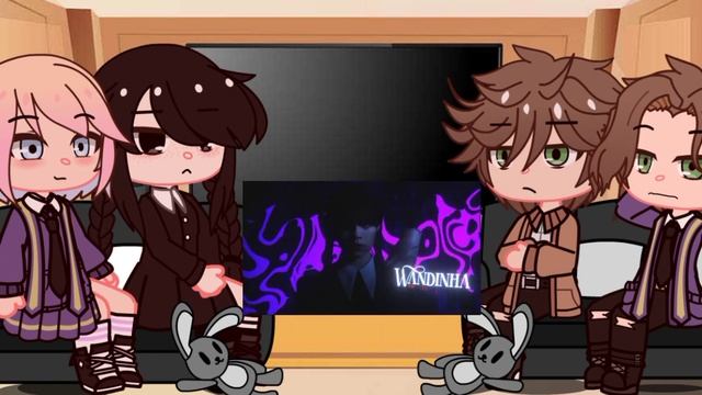 Wandinha e amigos reagem ao rap da wandinha-Desgosto Shiny смотреть онлайн