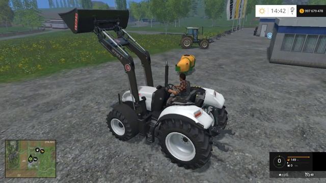 Farming Simulator 2015. Мод: STEYR Multi 4115. Без крыши))) (Ссылка в описании) смотреть онлайн