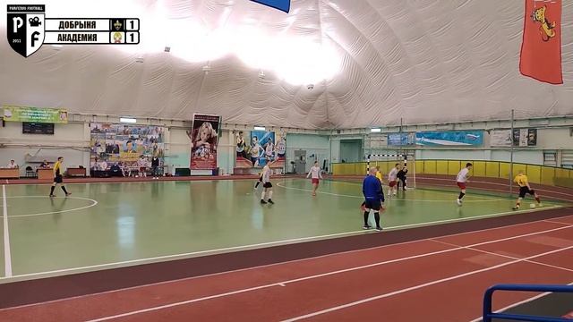 Лига 2. Зона "Б". 4 тур. Зима 2021/22. Академия - Добрыня 5:2 (1:1). смотреть онлайн