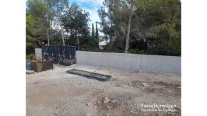 Подпорная стенка из бетона на участке с уклоном | Бетера, Испания