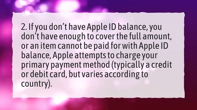 Why can't I use my Apple ID balance as a payment method? смотреть онлайн