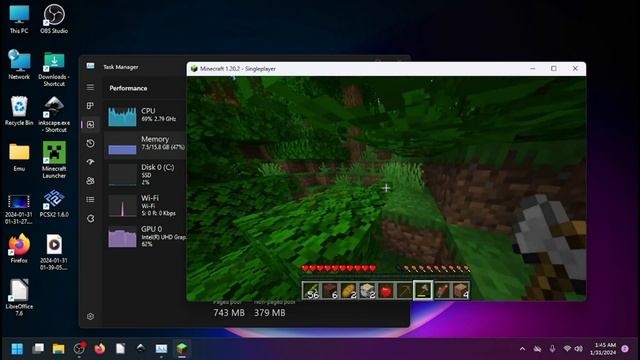 DreamQuest Mini PC N95 Mini series Minecraft Test смотреть онлайн