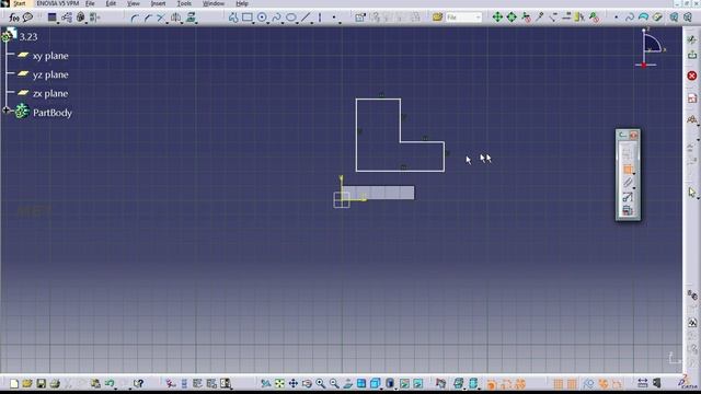 Example 3.23 | Catia Part modeling | Part Design | Engineer AutoCAD #catiav5r20 #catiatutorials