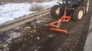 Отвал подбарьерный на МТЗ