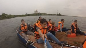 Скалодром с моторным катамараном 2017