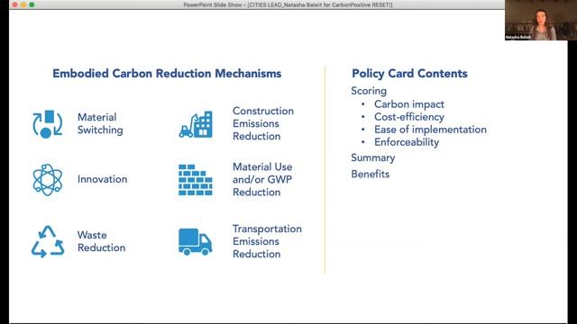 CITIES LEAD: An Embodied Carbon Policy Framework // CarbonPositive RESET! 1.5ºC Global Teach-In смотреть онлайн