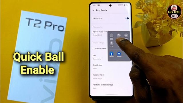 How to Enable Easy Tocuch in Vivo T2 Pro | Vivo T2 Pro Quick Ball Setting | Smart Touch смотреть онлайн
