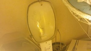 обзор на светильник ЖКУ 16 включённый с нуля.